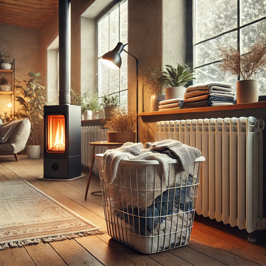 Die Herausforderungen des Wäschetrocknens im Winter und wie ein Deckentrockner von DRY-SMART helfen kann