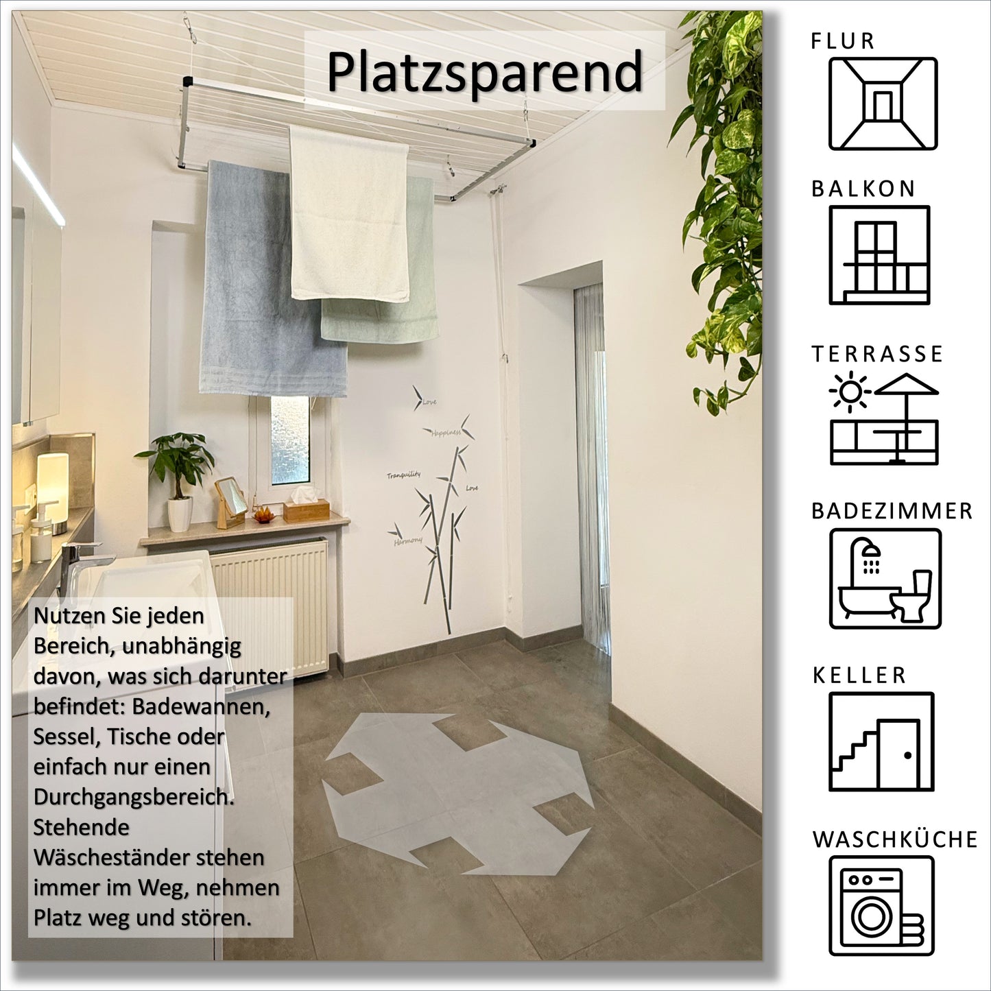 DRY-SMART FLEX UP   | Ausziehbarer Wäschetrockner