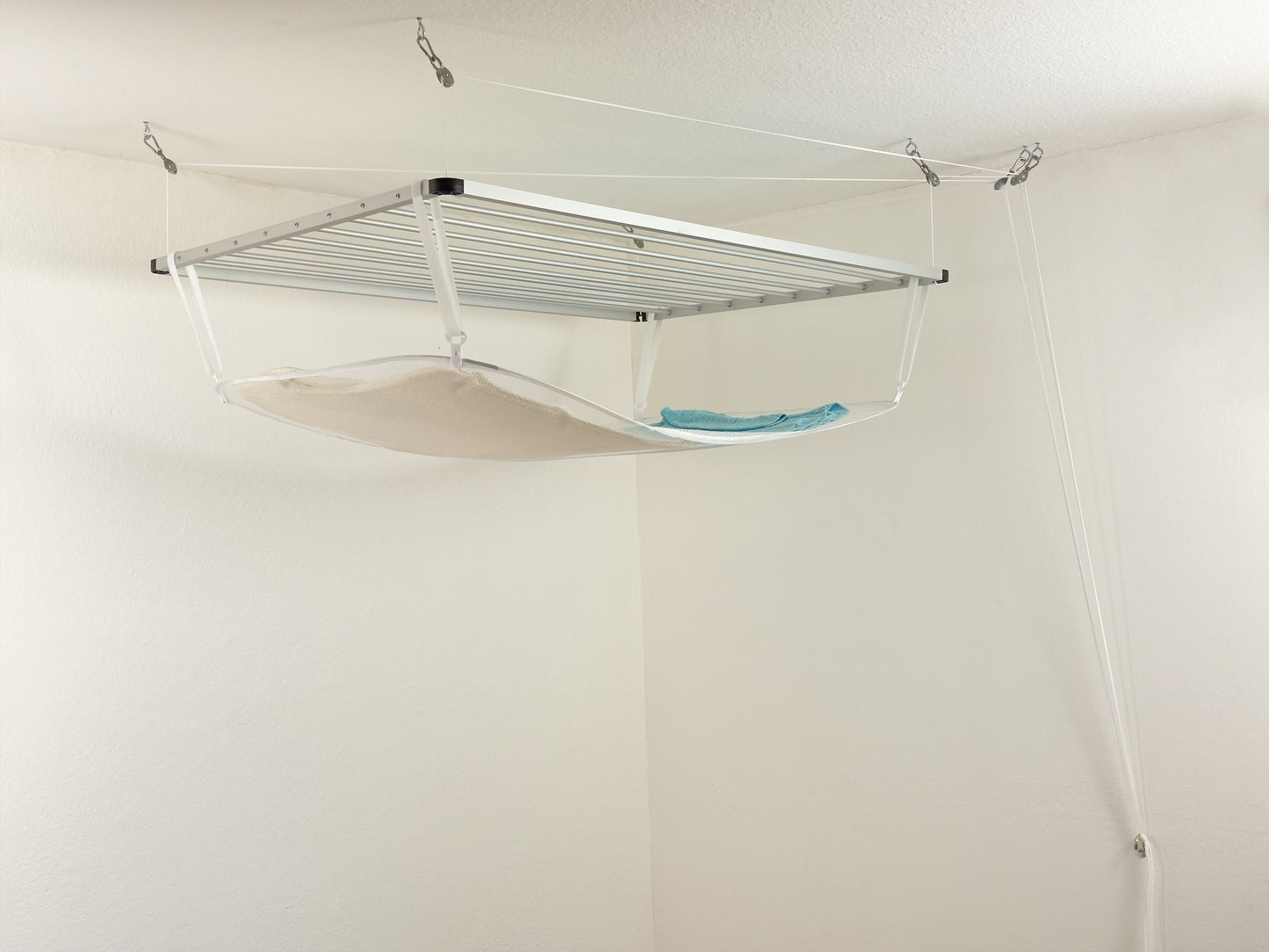 DRY-SMART LIFT    |    Wäschetrockner für die Decke mit 8 Alustangen