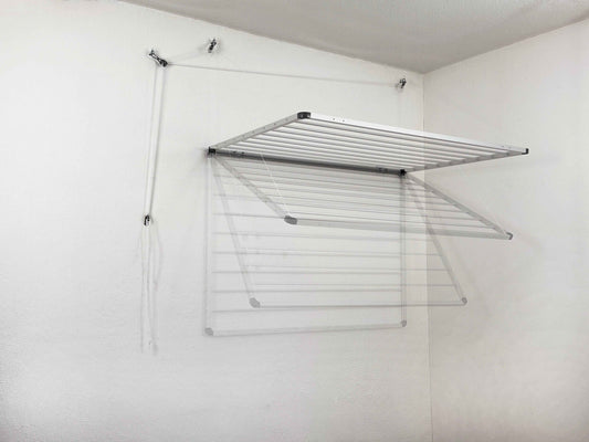 DRY-SMART LIFT | Wäschetrockner für die Wand mit 8 Alustangen - Dry-Smart
