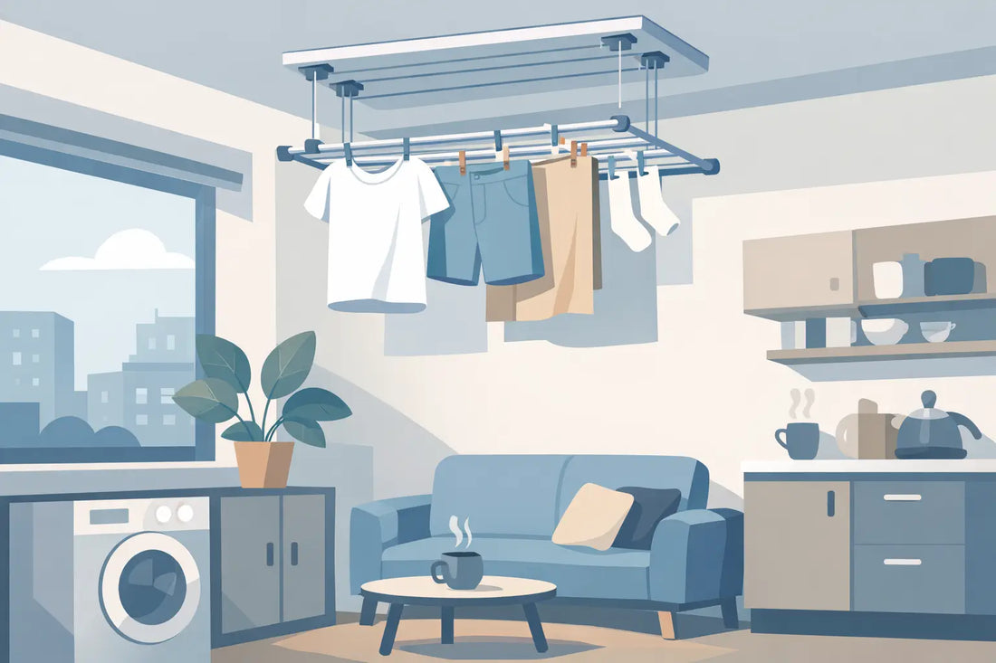Deckenwäschetrockner für kleine Wohnungen - Dry-Smart