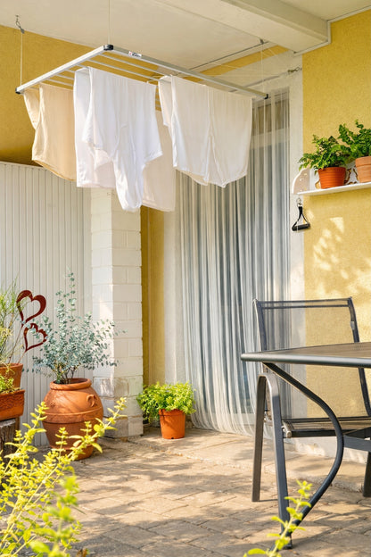 DRY-SMART LIFT    |    Wäschetrockner für die Decke mit 8 Alustangen